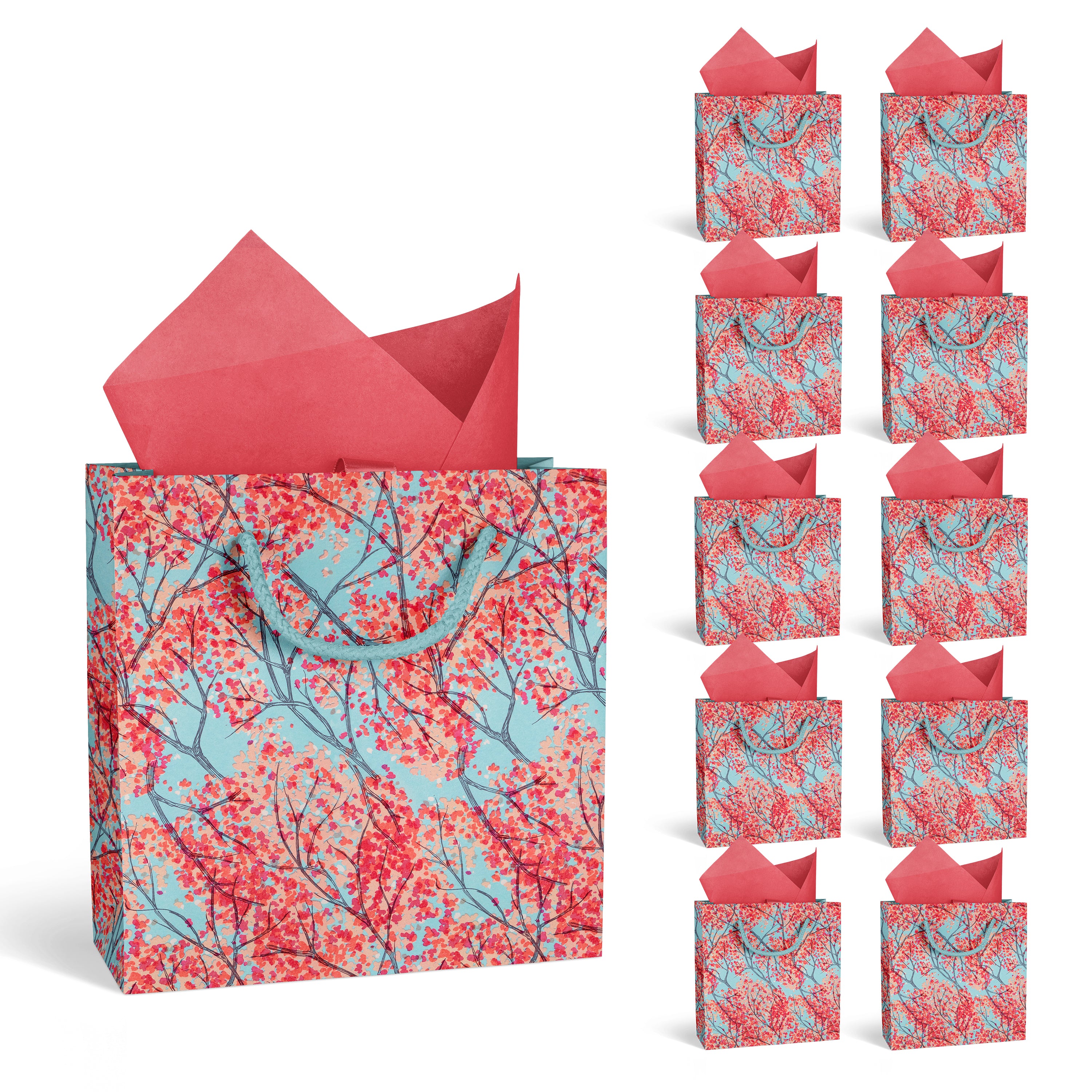 Cherry Blossom Gift Bags - 10pk