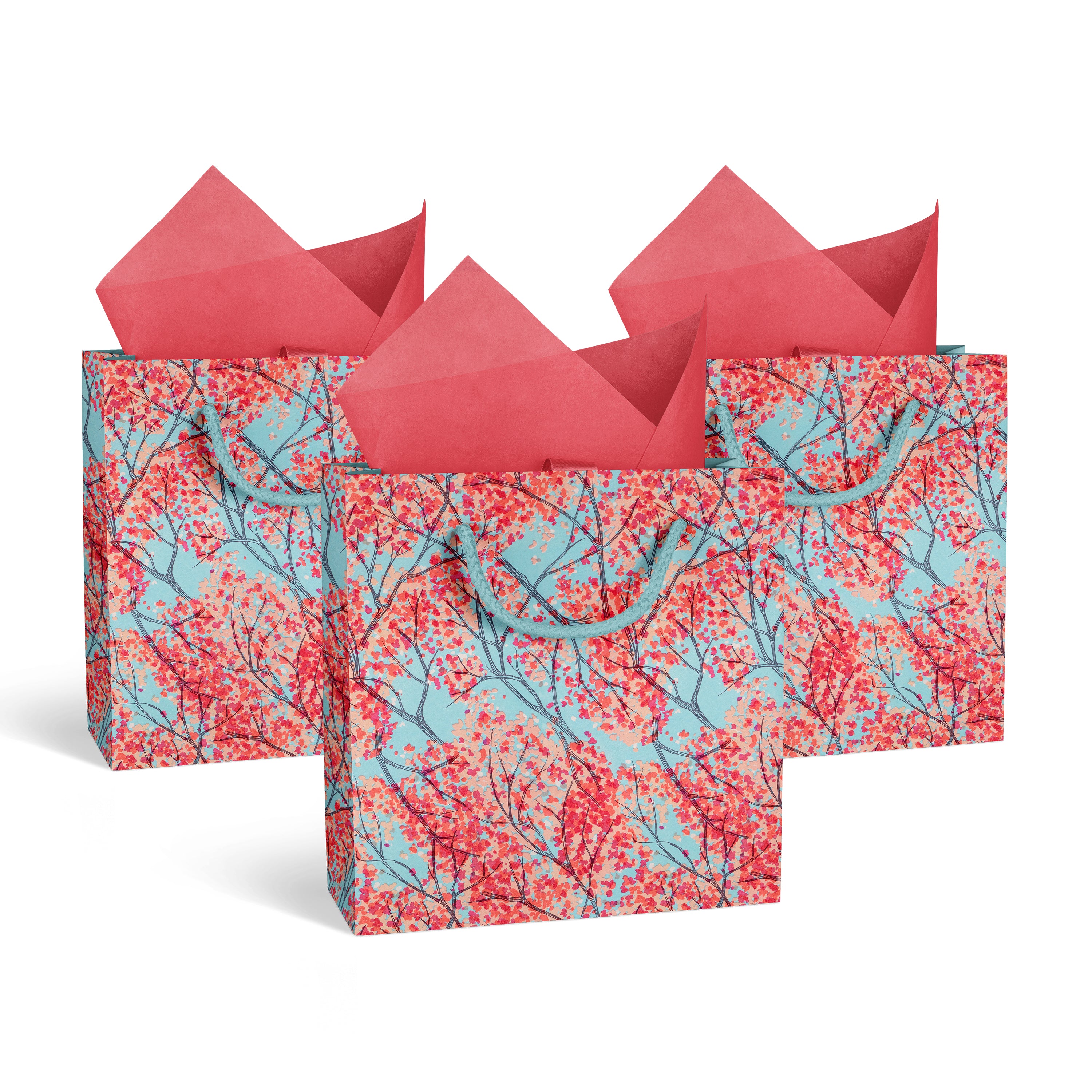 Cherry Blossom Gift Bags - 3pk