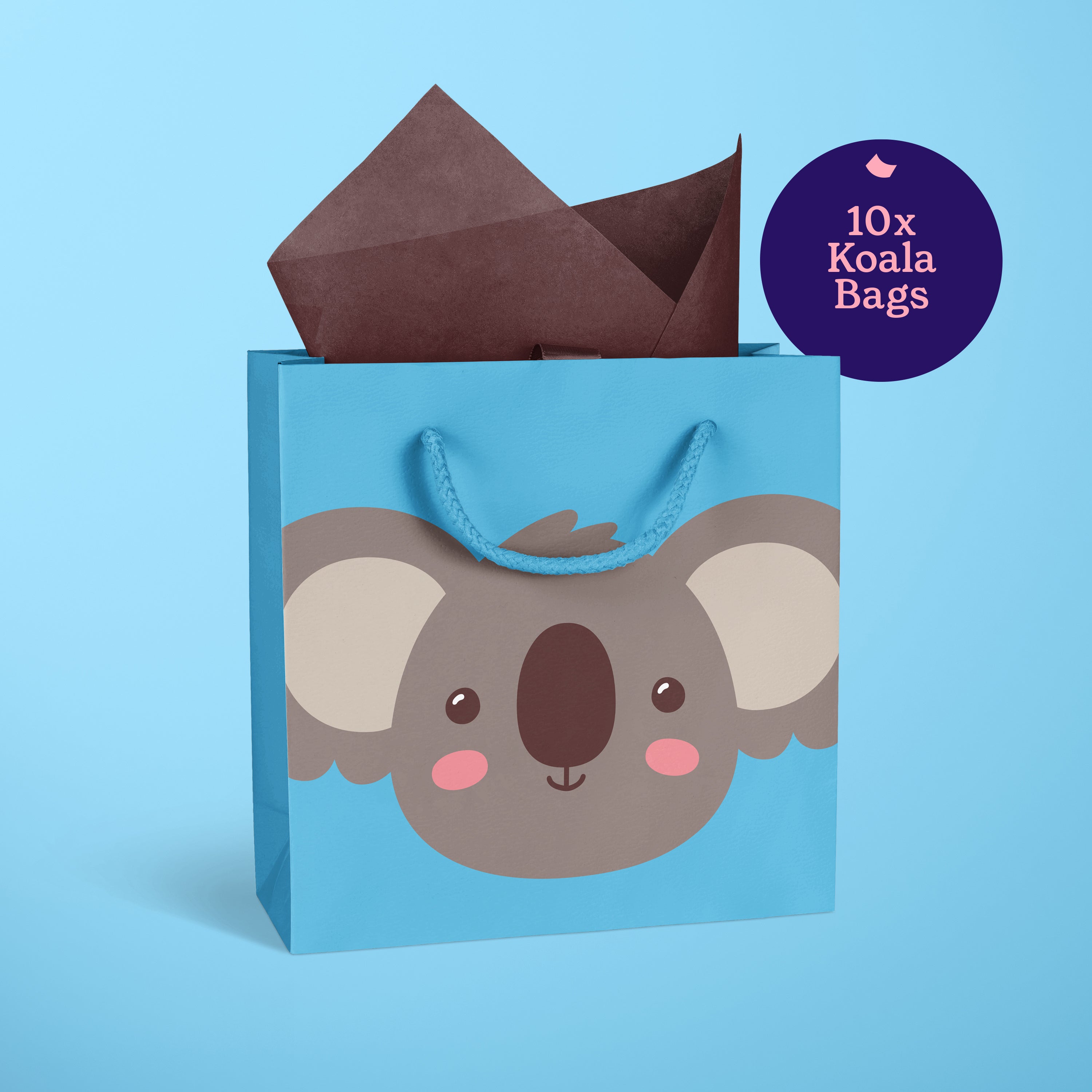Baby Animal Koala Gift Bags - 10pk