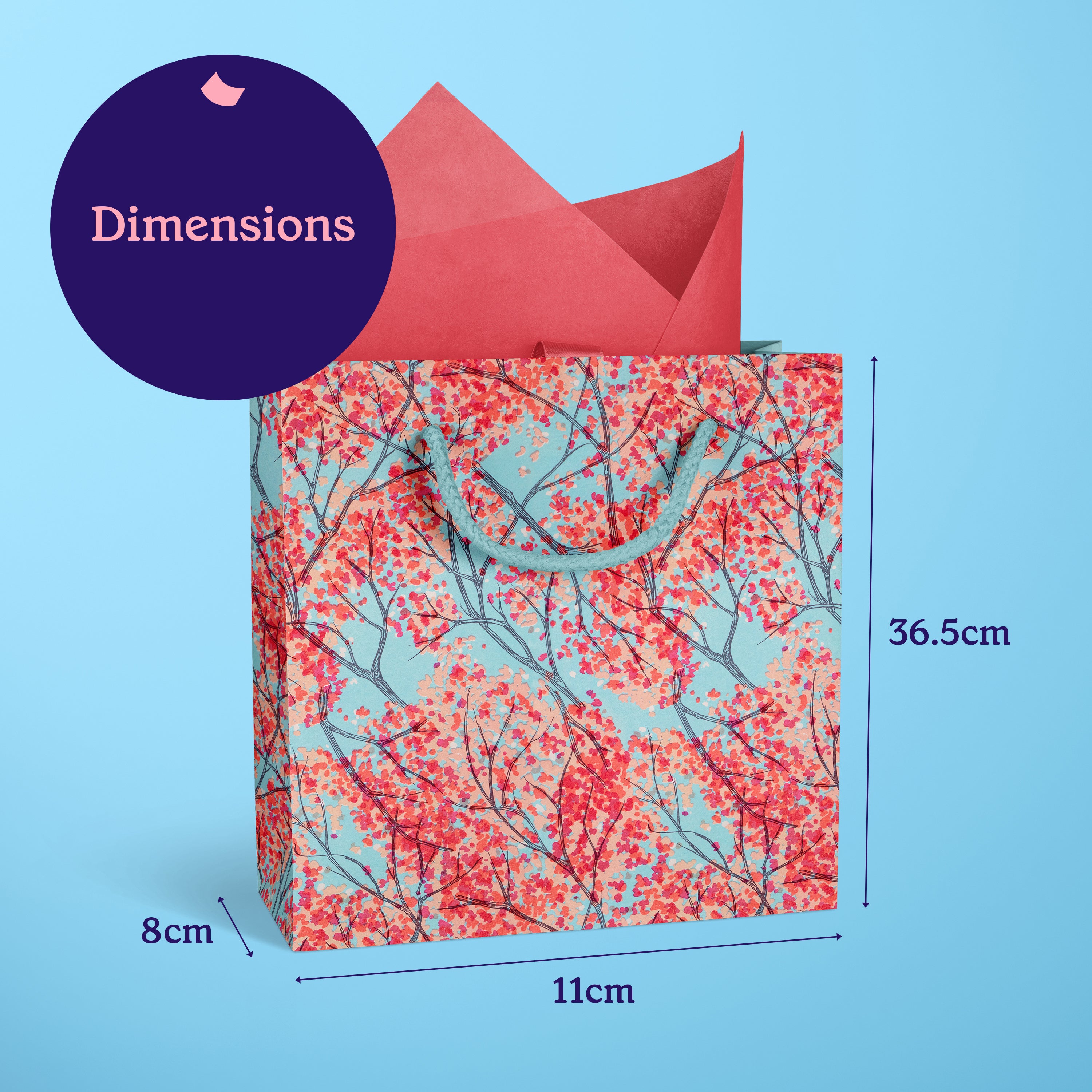 Cherry Blossom Gift Bags - 3pk