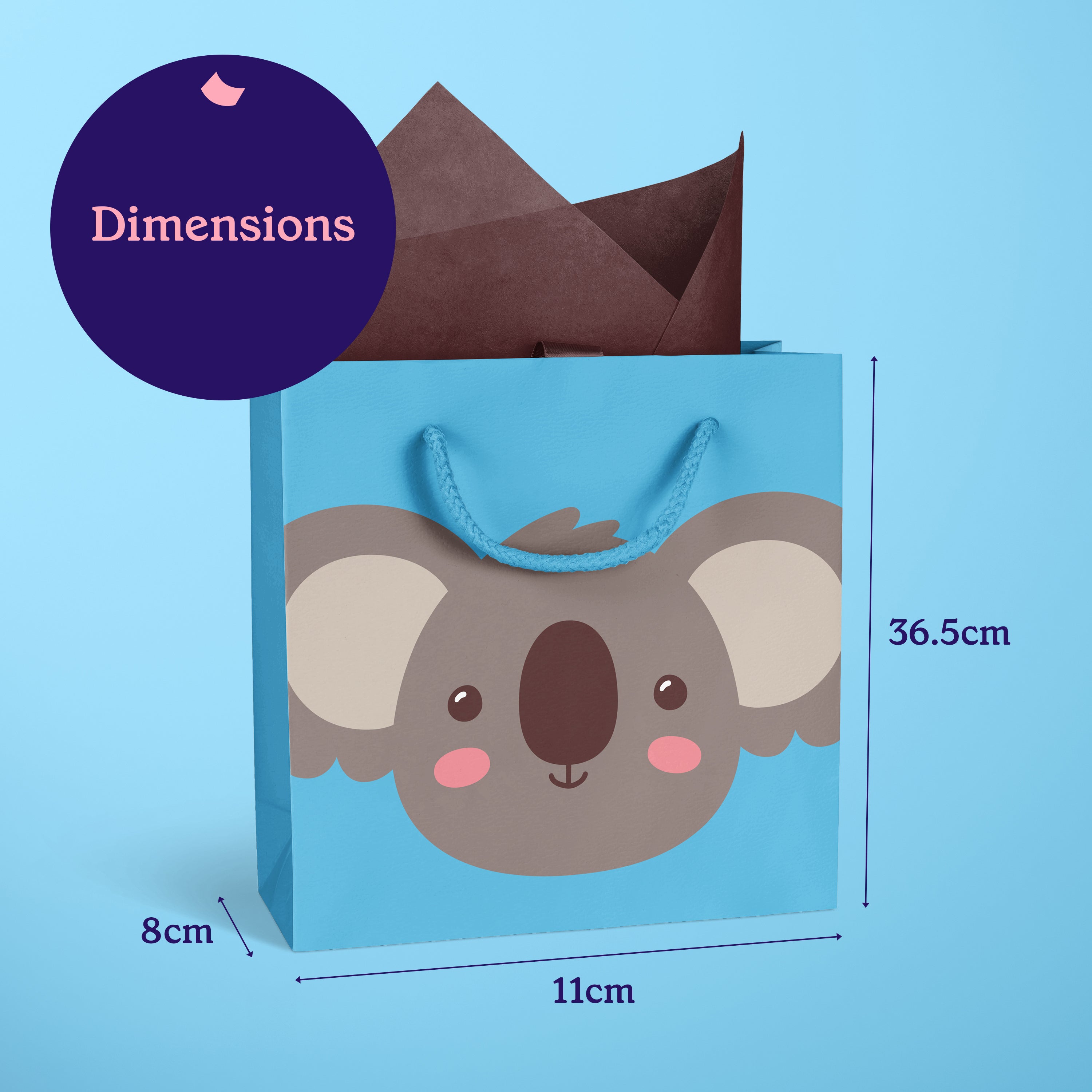 Baby Animal Koala Gift Bags - 10pk