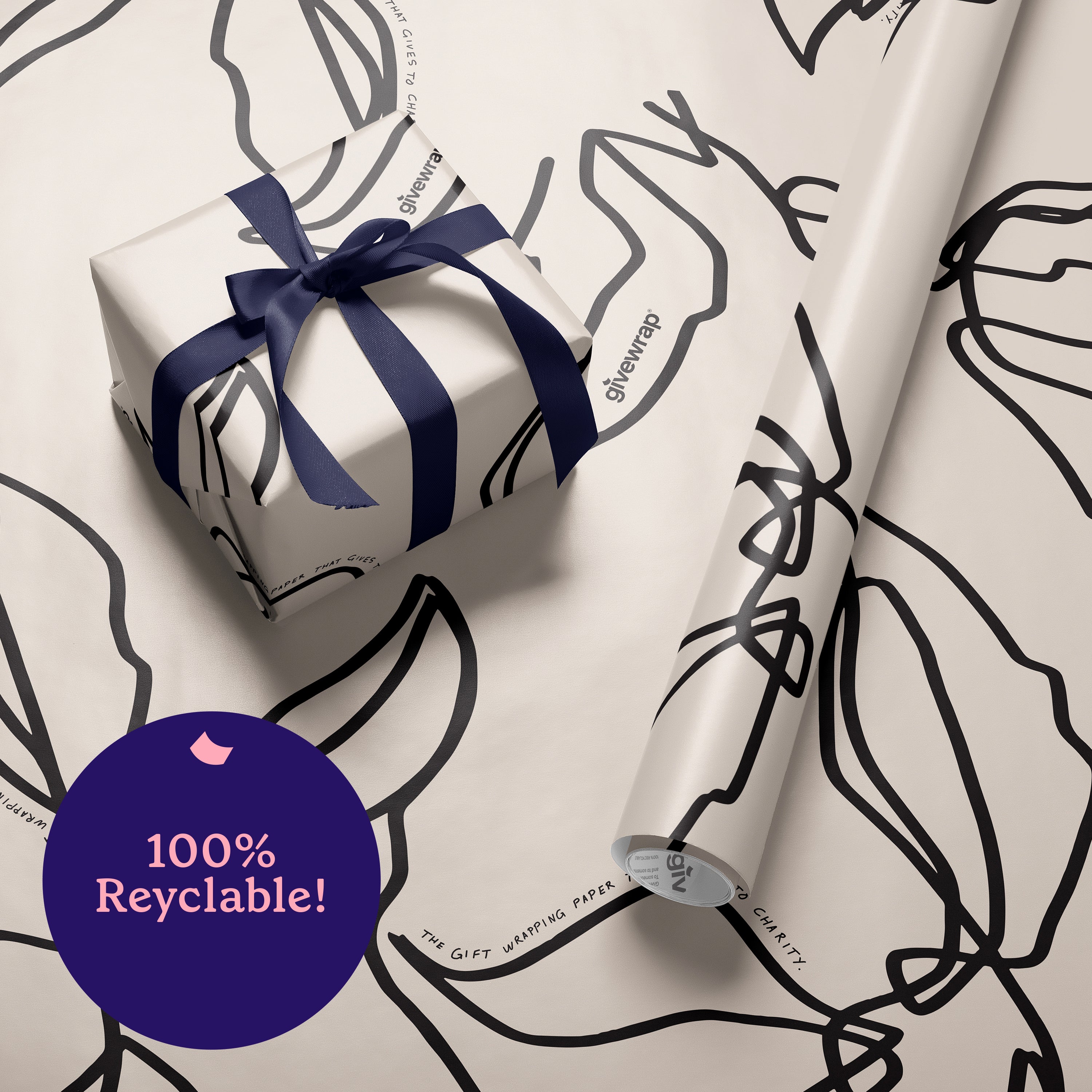 50cm x 70cm Eco-Friendly Wrapping Paper - Luxe Bundle (6 Sheets)