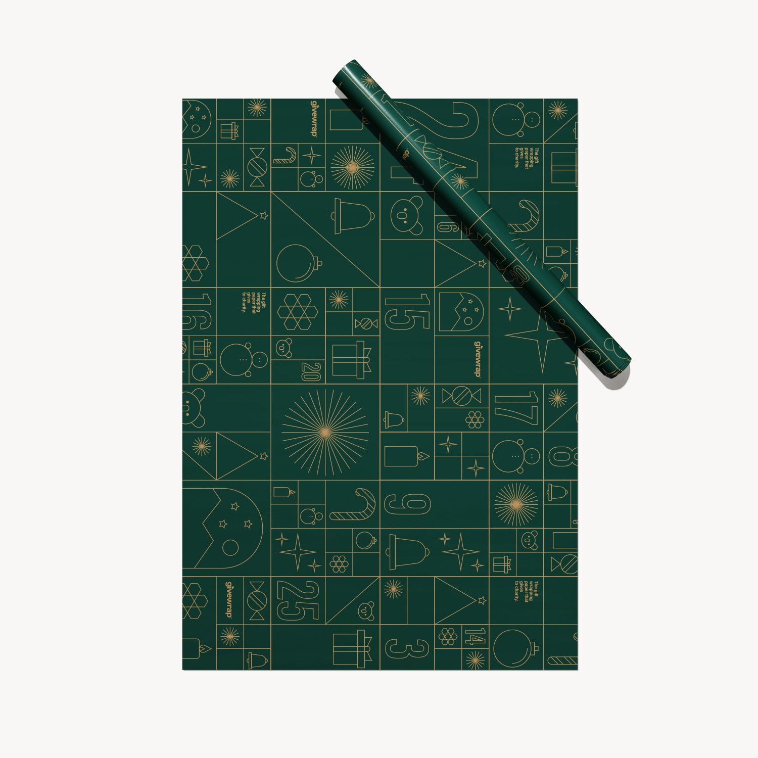 Advent Emerald Wrapping Paper