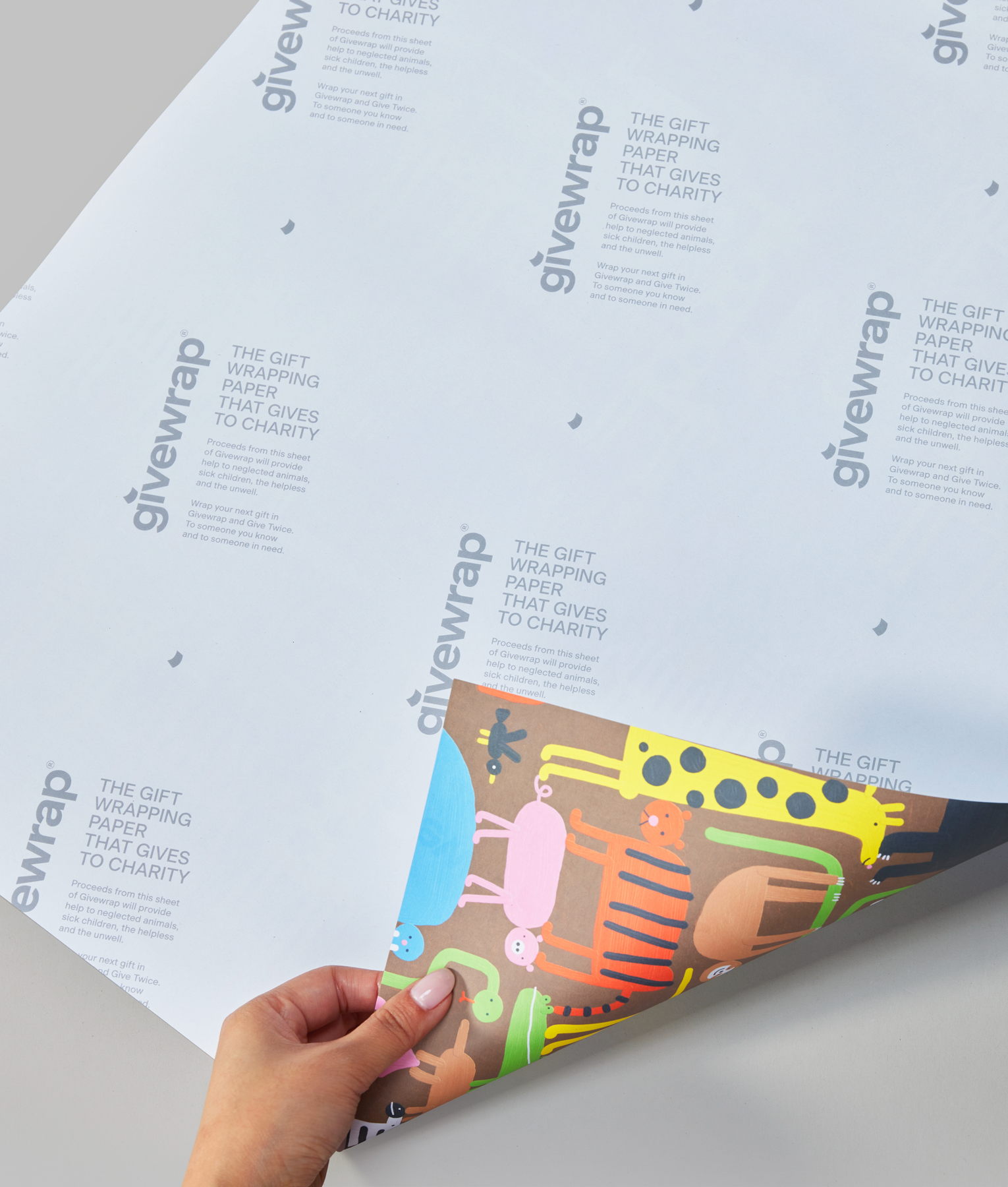 Animal Tetris Wrapping Paper