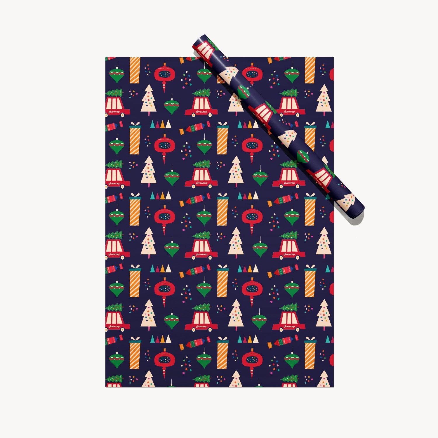 Blue Christmas Wrapping Paper Bundle (6 Sheets)