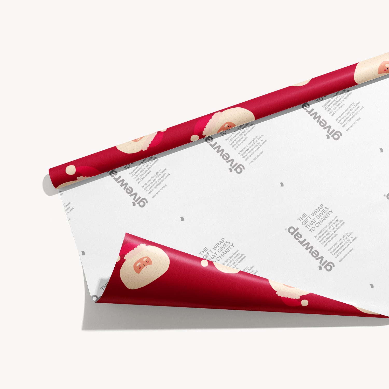 Santa Cherry Wrapping Paper