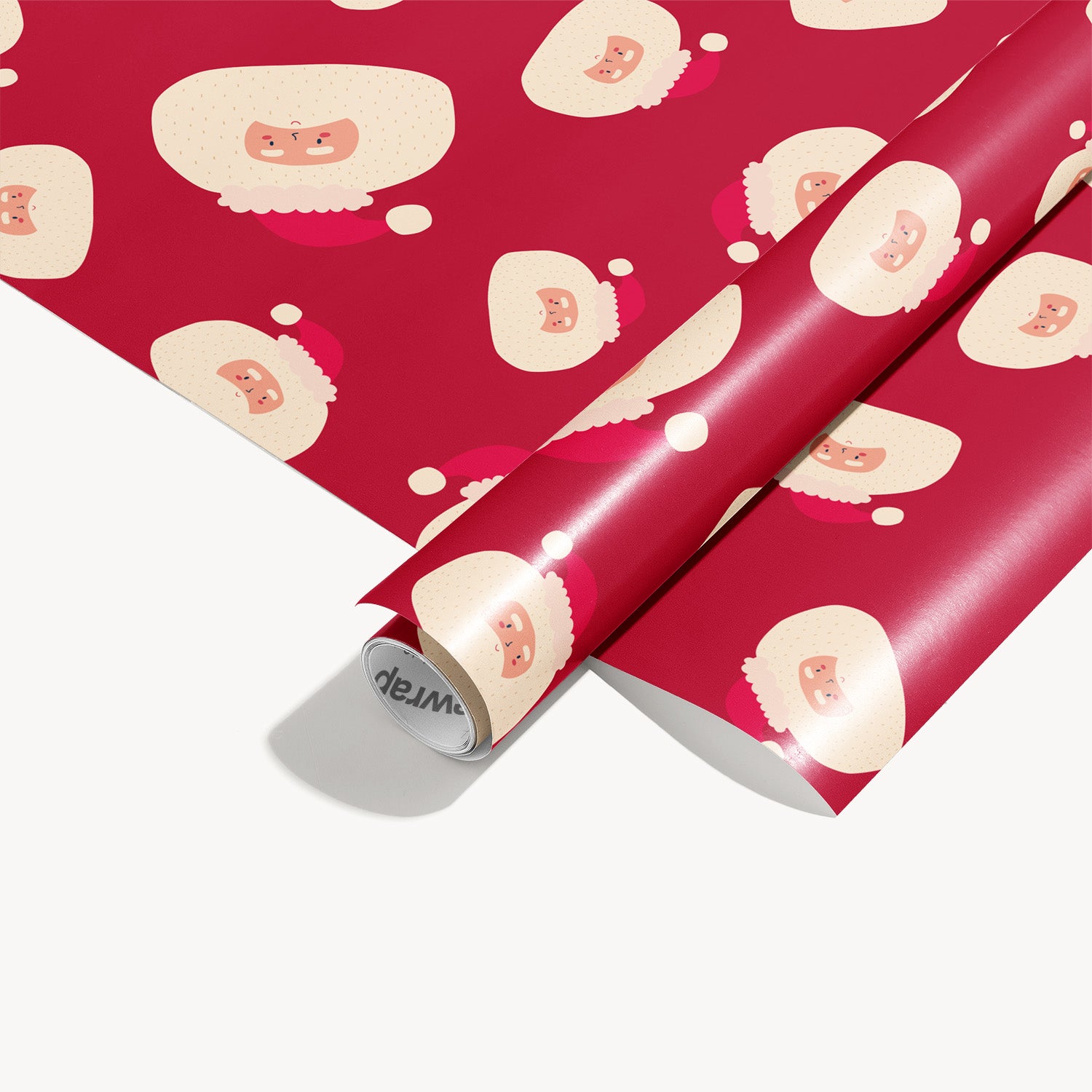 Santa Cherry Wrapping Paper