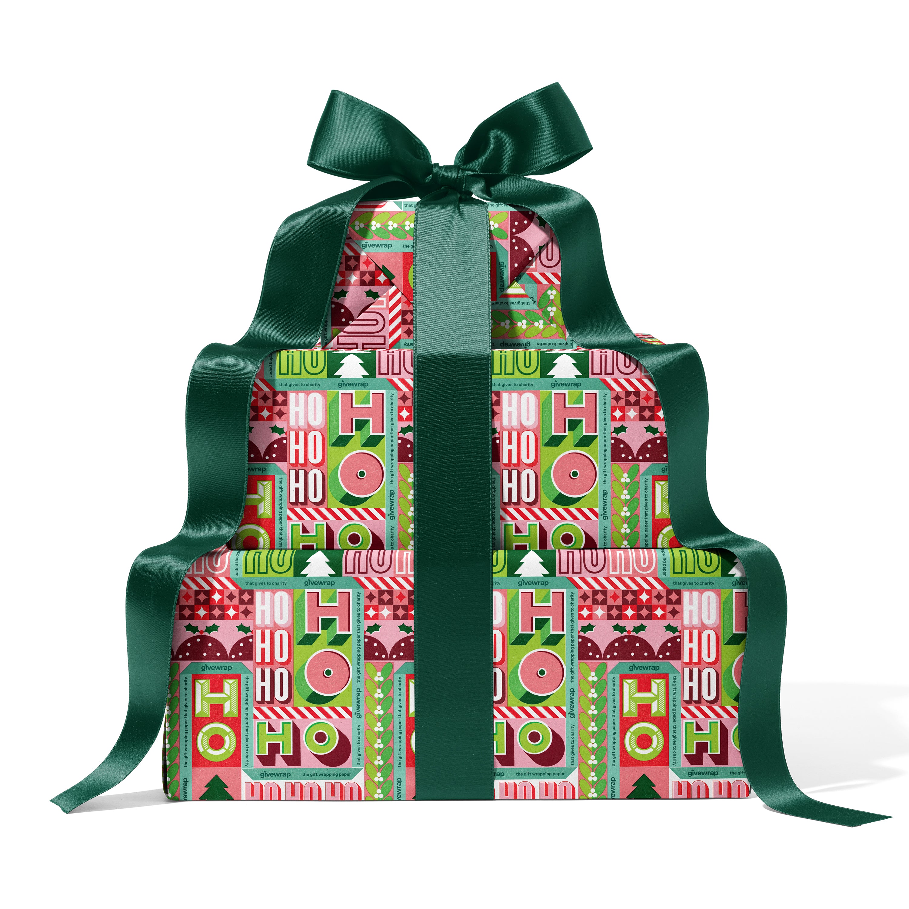 6 Rolls of HoHoHo Christmas Wrapping Paper (Each Roll 3M x 70CM)