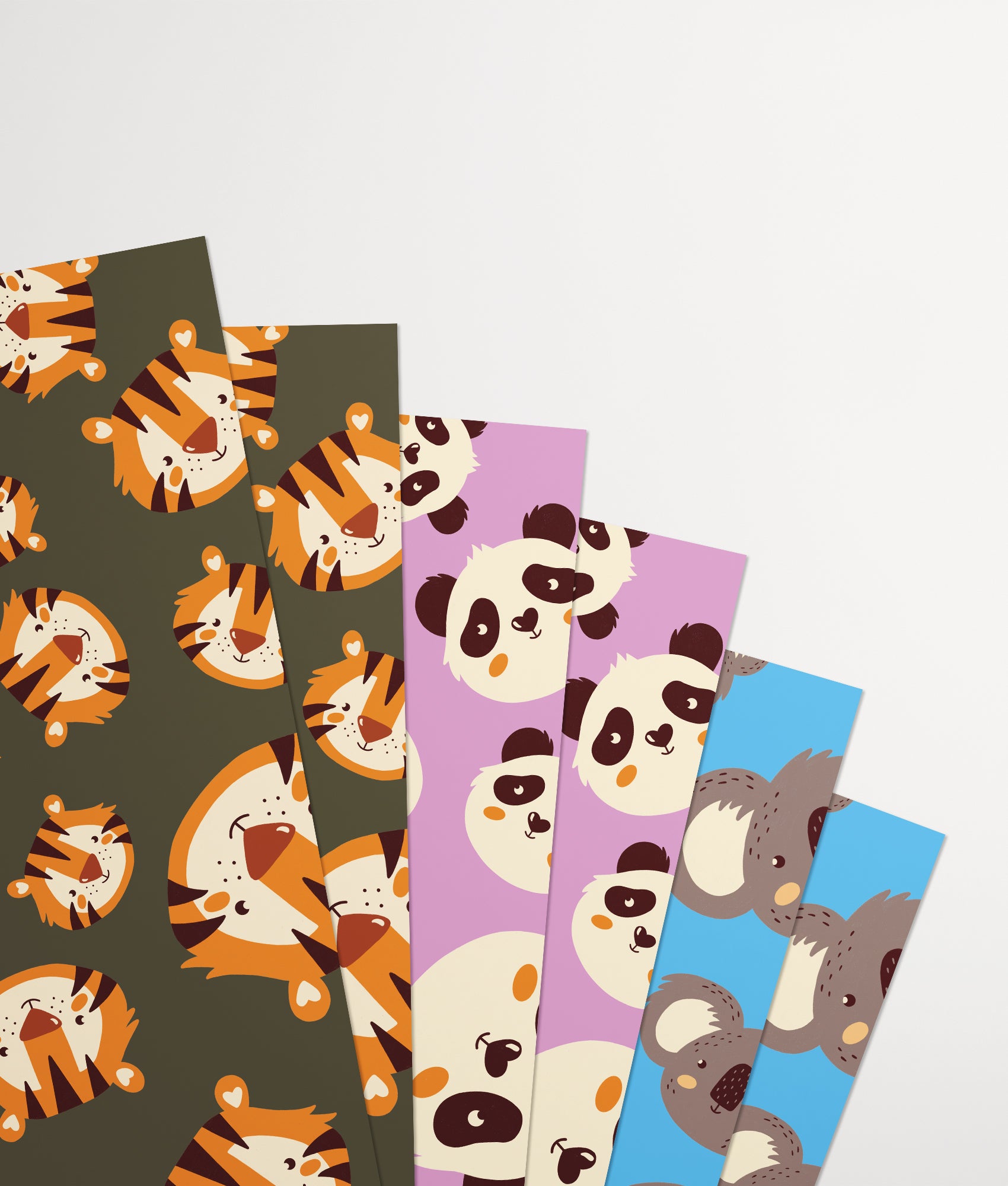 Baby Animal Wrapping Paper Bundle