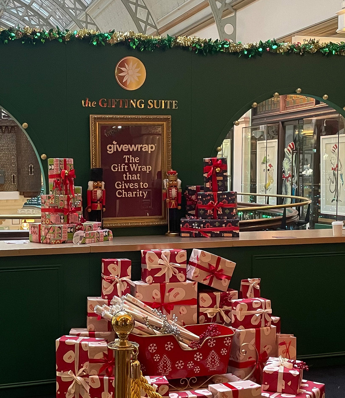 Gift wrapping stations