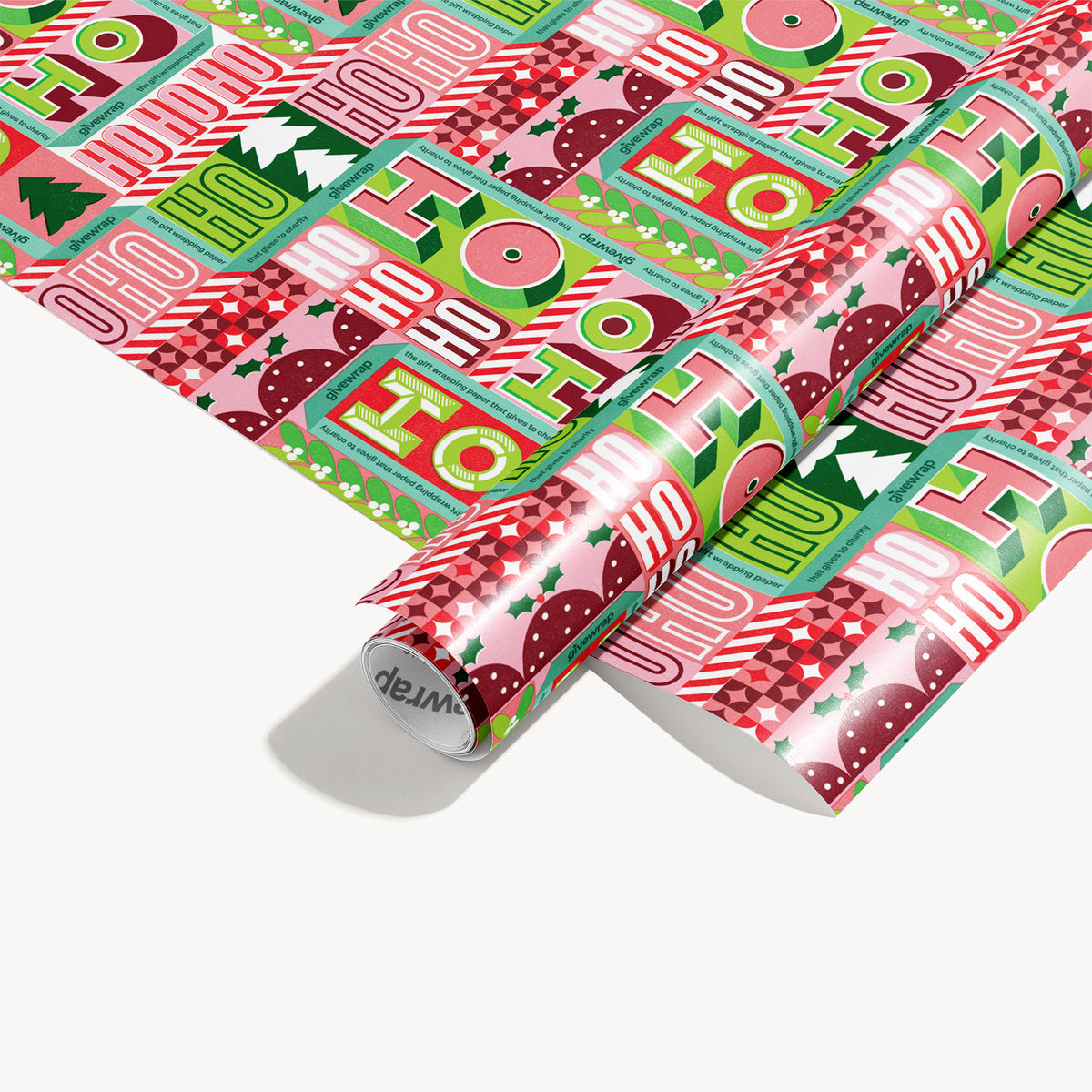 Santa Beige Wrapping Paper