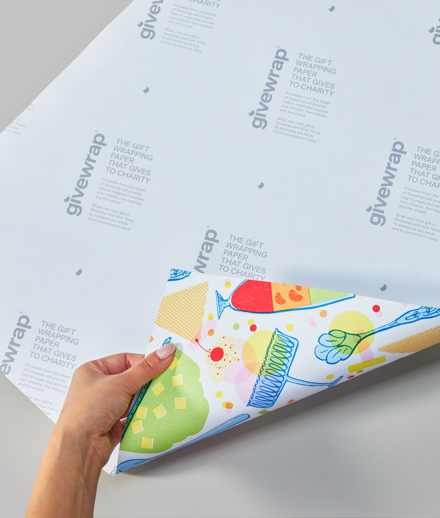 Jelly Ice Cream Wrapping Paper