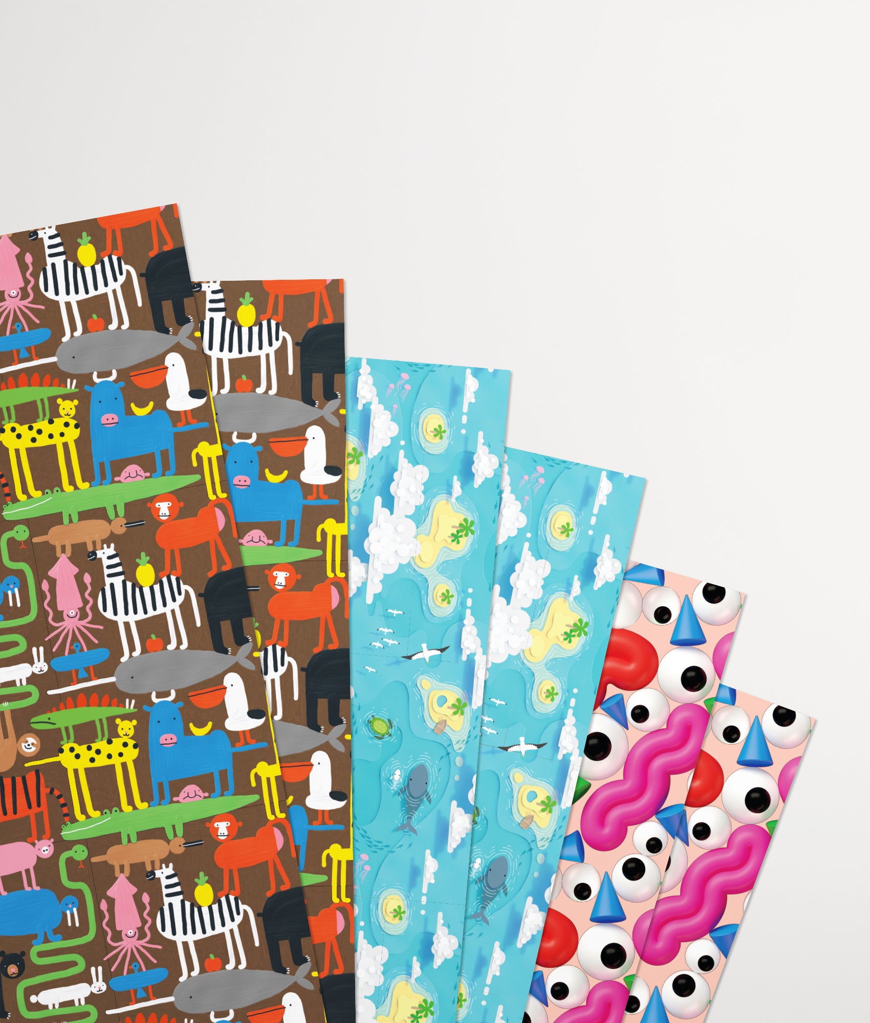 Kids Collection Wrapping Paper Bundle