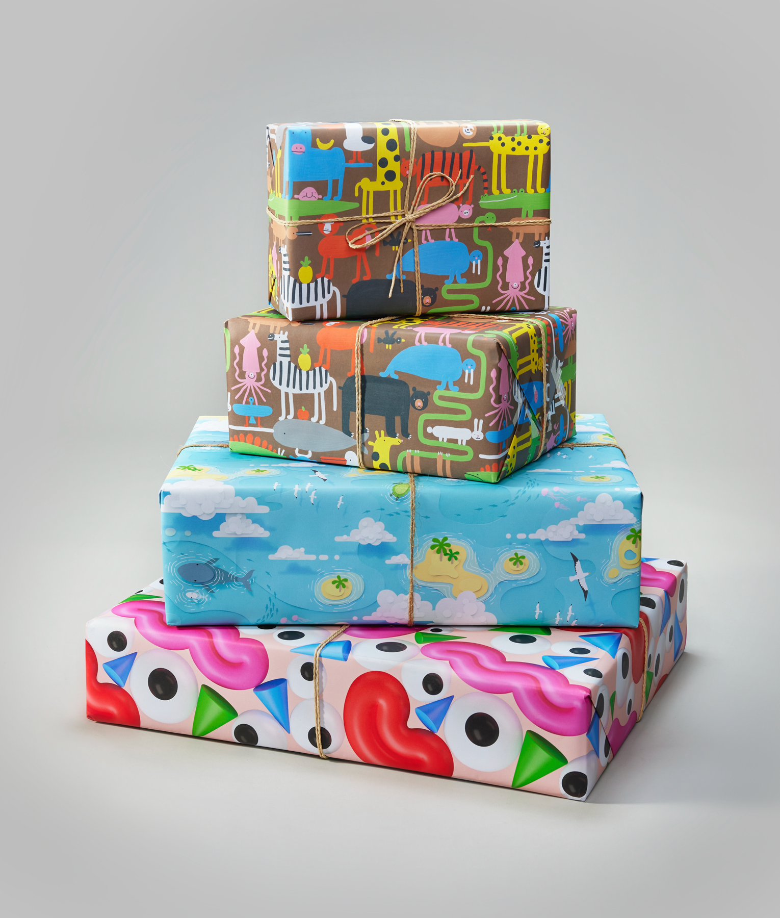 Kids Collection Wrapping Paper Bundle