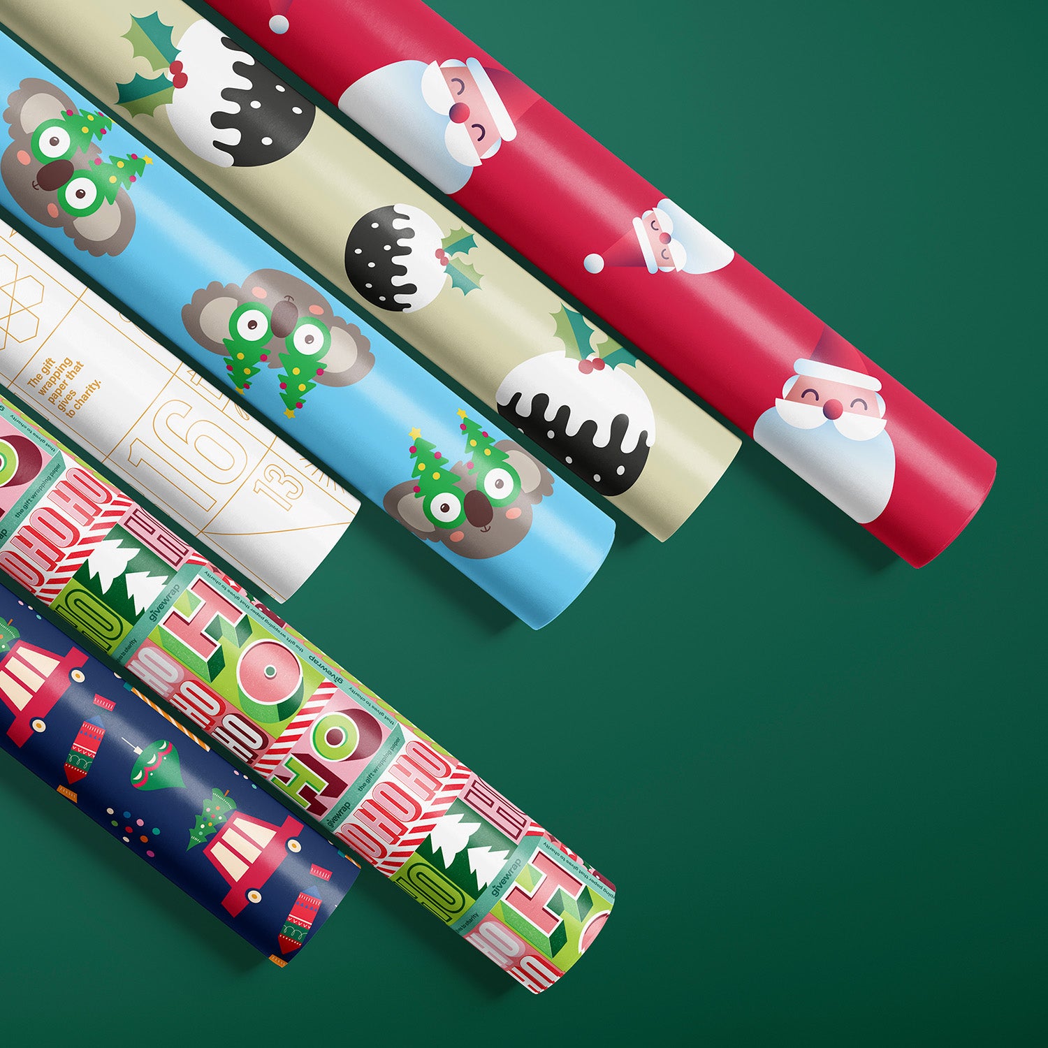 Carton of 40x Wrapping Paper Rolls 80gsm (70CMx3M) - Festive Variety for Retailers