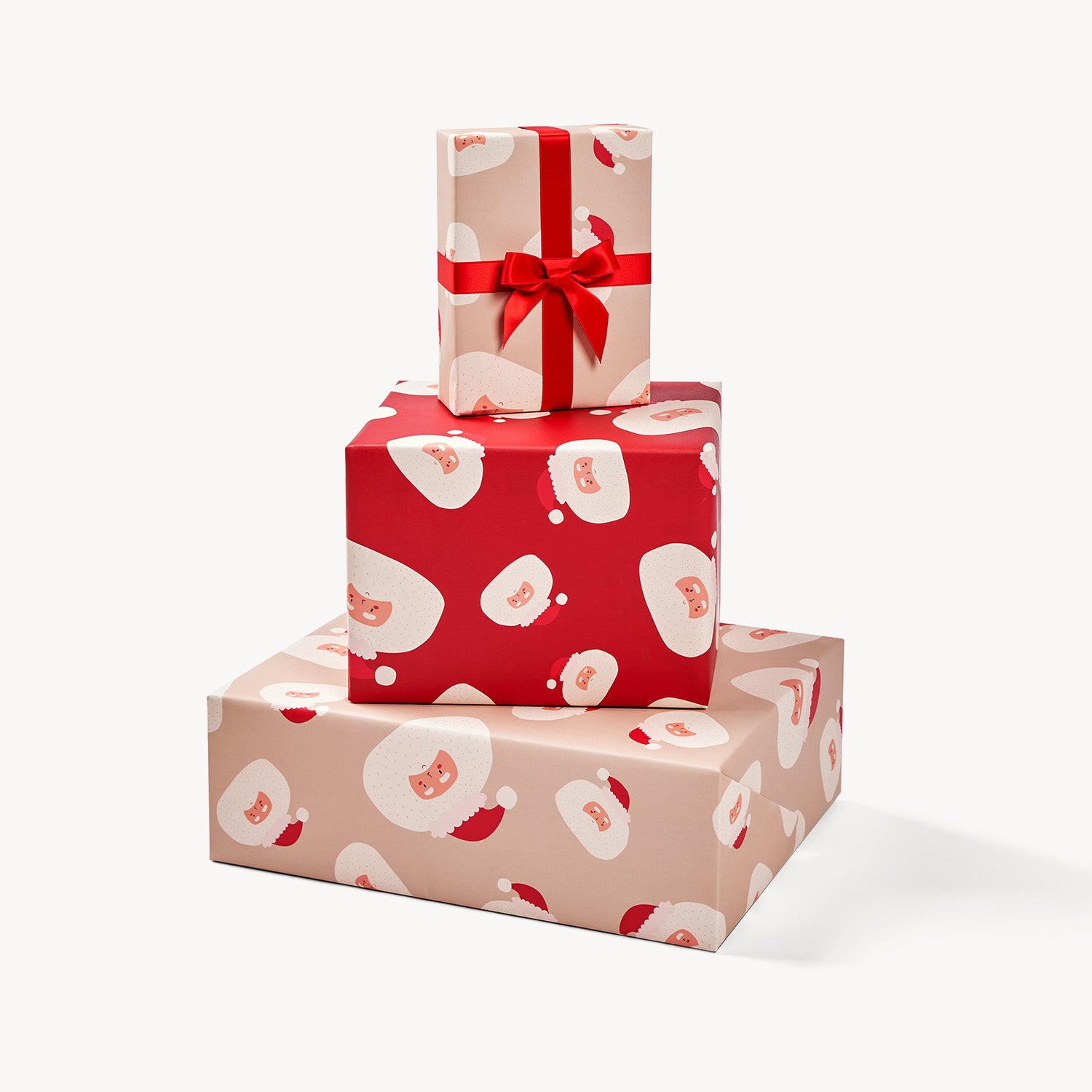 Santa Cherry Wrapping Paper