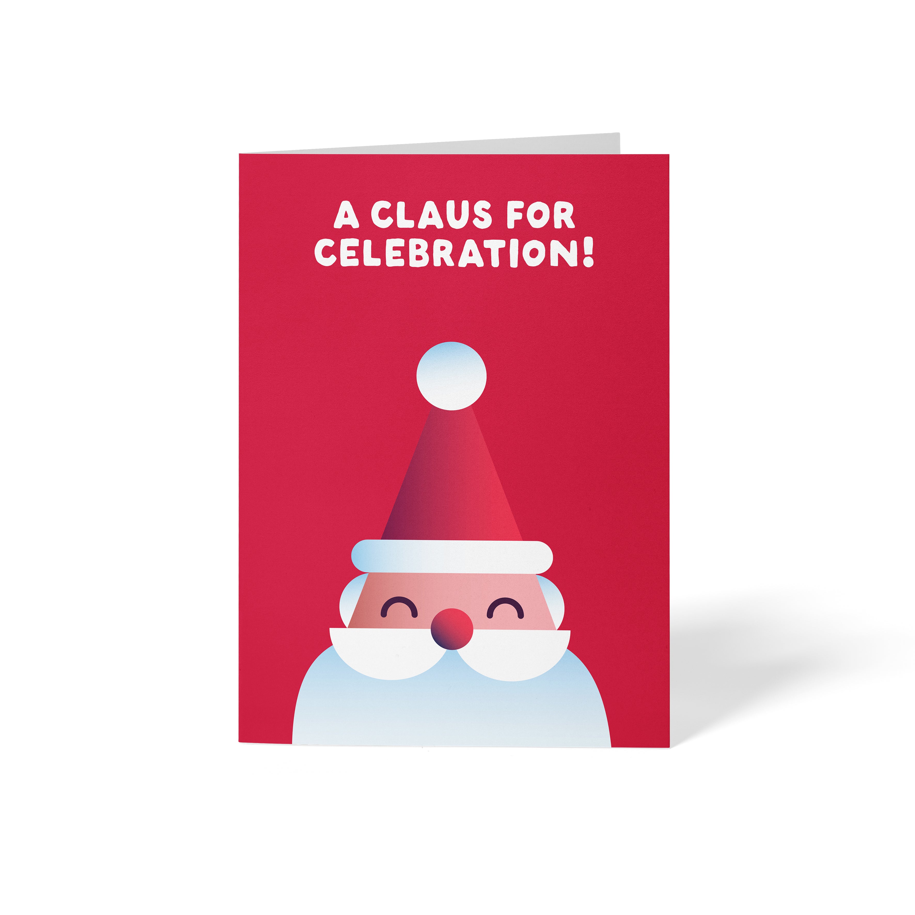 6 Christmas Greeting Cards - Santa + Pudding + Koala
